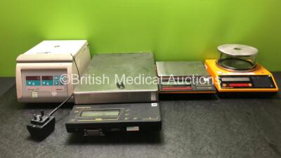 Mixed Lot Including 1 x Heraeus Biofuge Pico Centrifuge, 2 x Sartorius Scale Units and 1 x Sartorius Mixer