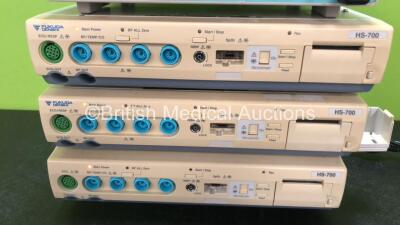 Mixed Lot Including 3 x Fukuda Denshi HS-700 Units (All Power Up) 1 x Surgical Innovations NuMo NM1000 Insufflator (Powers Up) and 1 x Sony DVO-1000MD DVD Recorder (Powers Up with Missing Button - See Photos) - 7