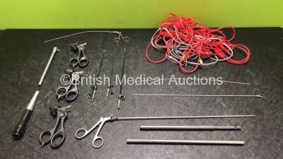 Job Lot of Surgical Instruments and Diathermy / Electrosurgical Cables