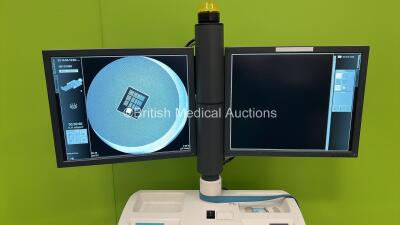 Siemens Arcadis Varic C-Arm *Mfd - 2009* with Dual Flat Screen Image Intensifier, Exposure Control Trigger, Footswitch, Sony UP-970AD Hybrid Graphic Printer and Key (Powers Up and Exposure Taken) *12393* **IR658** - 2