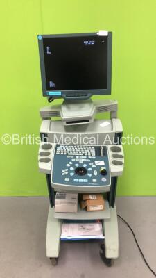 B K Medical 2101 Falcon Ultrasound Machine with 1 x Sony UP-895MD Printer (Powers Up) *SN 1880569*