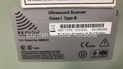 B K Medical 2101 Falcon Ultrasound Machine with 1 x Sony UP-895MD Printer (Powers Up) *SN 1880569* - 6