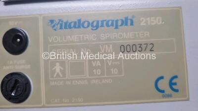 MIxed Lot Including 2 x Vitalograph 2150 Spirometer (Both Power Up), 2 x Vitalograph ALPHA Spirometer (1 x No Power), 2 x Vitalograph Precision Syringes and 1 x Vitalograph 2120 Handheld Storage Spirometer (Powers Up) *SN 05524 / AL13255 / CS11261 / CS157 - 8