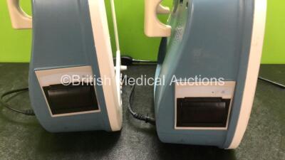 2 x Mindray PM-7000 Patient Monitor with ECG, T1, T2, SPO2, NIBP and Printer Options (Both Power Up, 1 x Slight Damage to Screen and 1 x Slight Damage to Casing - See Photos) *SN CE95113819 / CE95113818* - 8