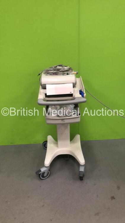 Philips Page Writer Trim I ECG Machine on Stand with 1 x 10 Lead ECG Lead (Power Up) *SN US00402472*