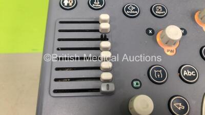 GE Voluson P8 Flatscreen Ultrasound Scanner *Mfd 01-2015 * Software Version 14.0.0 with 2 x Transducers / Probes- 1 x GE REF 5125386 Transducer / Probe *Mfd 12-2020* 1 x GE E8C-RS REF 5318734 Transducer / Probe *Mfd 06-2020* and Sony UP-D898MD Digital G - 2