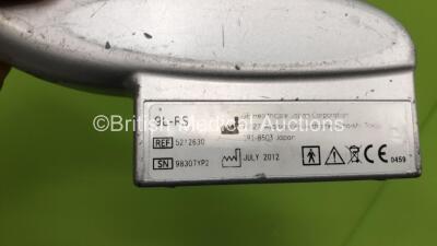 GE Logiq e Portable Ultrasound Scanner *Mfd 02-2010* Software Version with 1 x GE PL-RS REF 5212630 Ultrasound Transducer / Probe *Mfd 06-2012* 1 x AC Power Supply and 1 x Sony UP-D897 Printer (Powers Up with Error-Switches Off) *SN 139734WX8* - 3