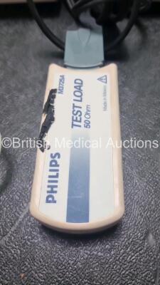 2 x Philips Heartstart XL+ Defibrillators Including Pacer, ECG and Printer Options with 2 x Paddle Leads, 2 x M3725a Test Loads and 2 x 3 Lead ECG Leads (Both Power Up) *SN US31716634 / USN307801* - 5