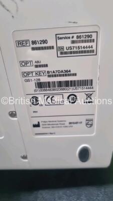 2 x Philips Heartstart XL+ Defibrillators Including ECG and Printer Options with 2 x Paddle Leads, 2 x M3725a Test Loads and 2 x 3 Lead ECG Leads (Both Power Up) *US71514445 / US71514444* - 10