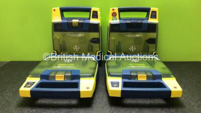 4 x Cardiac Science Powerheart AED G3 Defibrillators (All Power Up with Stock Battery - Not Included)