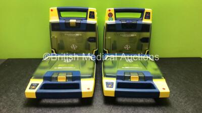 4 x Cardiac Science Powerheart AED G3 Defibrillators (All Power Up with Stock Battery - Not Included)