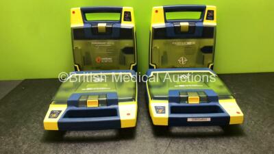 4 x Cardiac Science Powerheart AED G3 Defibrillators (All Power Up with Stock Battery - Not Included)