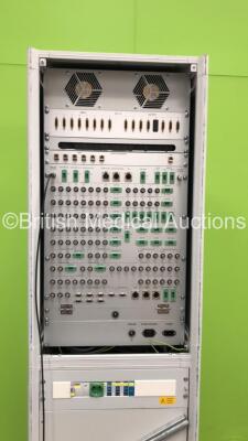 Karl Storz OR 1 Cabinet with Storz 200971 20 SCB OR1 Control Neo Unit (HDD REMOVED), Storz 200461 20 AIDA Control Neo Unit (HDD REMOVED), Storz 200901 20 SCB Interface Control Unit and Storz 200921 32 AIDA Interface II Unit - 4