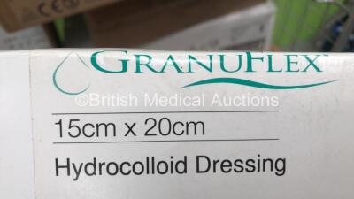 Cage of Consumables Including Granuflex Dressings, Sterile Saline Pods. Kerrafoam Gentle Border Sacrum (Cage Not Included) - 4