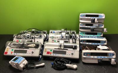 Mixed Lot Including 5 x Cardinal Health IVAC PCAM Syringe Pumps, 1 x Alaris IVAC PCAM Syringe Pump, 3 x CareFusion Alaris GH Syringe Pumps (2 x Power Up, 1 x SP3 Code, 1 x Spares and Repairs) 1 x CareFusion Alaris GH Plus Syringe Pump (Draws Power Does No