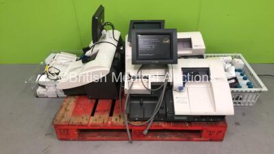 3 x Radiometer ABL 800 Flex Blood Gas Analyzers with Accessories (All Power Up with Missing Casing-See Photos)