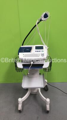 Welch Allyn CP 200 ECG Machine with 10 Lead ECG Lead on Trolley (Powers Up) *20010637*