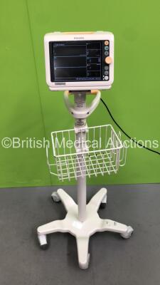 Philips Sure Signs VM6 Bedside Monitor on Stand Including ECG, SpO2, Temp and NIBP Options (Powers Up) *US12557179*