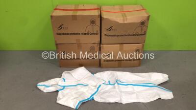 Approx. 200 x Disposable Protective Hooded Gowns