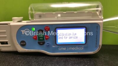 4 x CME Medical T PCA Pain Management Syringe Pumps (All Power Up, 1 x Requires Service) *SN S04840 / S02868 / S03864 / S07135* - 3