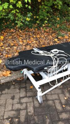 Medi-Plinth Electric Patient Trolley with Controller (No Power) - 2