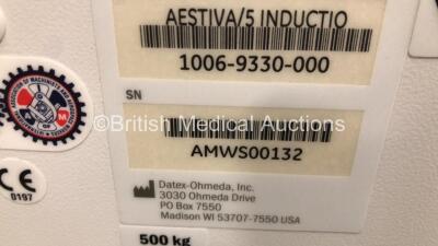 Datex-Ohmeda Aestiva/5 Induction Anaesthesia Machine - 3