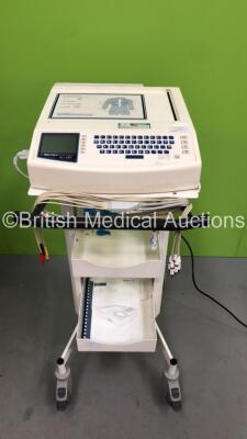 Mortara ELI 250 ECG Machine with Lead on Stand (Powers Up) *S/N 103290527163*