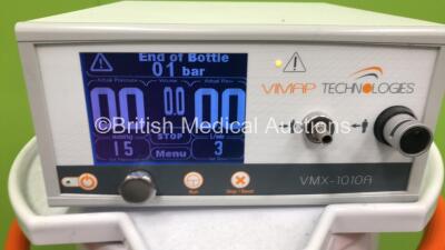 Vimap Technologies VMX-1010A Insufflator on Stand (Powers Up) *Mfd 2016 SN 3346* - 2