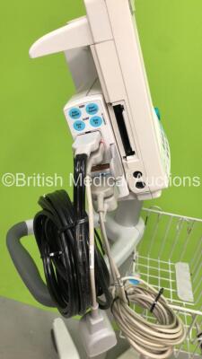 Mixed Lot Including 1 x GE Datex Ohmeda F-FM-00 Patient Monitor with Module and Leads (Draws Power) and 1 x Welch Allyn 53NT0 Patient Monitor (Powers Up) - 4