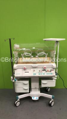 Atom V-2100G Baby Incubator (Powers Up with Damaged Wheel - See Photo) *1546324*