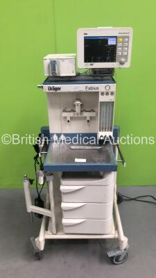 Drager Fabius Anaesthesia Machine with Drager Infinity Gamma XL Monitor with Power Supply, Drager Scio Four Oxi plus with Power Supply and Various Accessories (Powers Up)