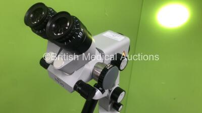 Carl Zeiss Colposcope Model 150-FC with Carl Zeiss f 170 Binoculars, 2 x 10x Eyepieces and f 300 Lens (Powers Up with Good Bulb) *6022101354* - 2