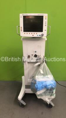 GE Engstrom Carestation Ventilator Version 06.01 on Stand - Running Hours 81550 with Accessories (Powers Up) *S/N CBCLO1163*