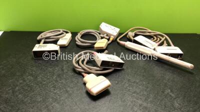 Job Lot Including 1 x Toshiba PLF-805ST Ultrasound Transducer / Probe, 2 x Toshiba PLF-703ST Ultrasound Transducers / Probes and 1 x Toshiba PVM-740RT Ultrasound Transducer / Probe (All Untested)