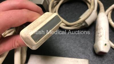 Job Lot Including 1 x Philips L12-5 Linear Array Ultrasound Transducer / Probe, 1 x Dynamic Imaging L5-10MHz Ultrasound Transducer / Probe, 1 x GE LA39 Ultrasound Transducer / Probe, 1 x GE 10L Ultrasound Transducer / Probe, 1 x GE 7S Ultrasound Transduce - 7