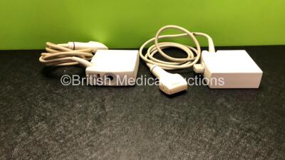 2 x Siemens 7.5L40 Ultrasound Transducers / Probes (Both Untested, 1 x Missing Catch, 1 x Damaged Cable)