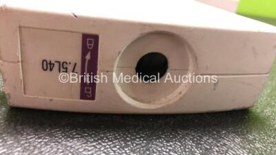 2 x Siemens 7.5L40 Ultrasound Transducers / Probes (Both Untested, 1 x Missing Catch, 1 x Damaged Cable) - 5