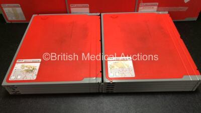 25 x AGFA CR MD4.0R 35 x 43 X-Ray Cassettes (Some with Damage to Casing) - 2