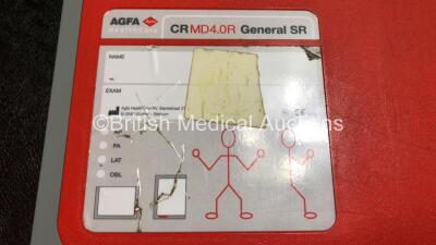 25 x AGFA CR MD4.0R 35 x 43 X-Ray Cassettes (Some with Damage to Casing) - 6