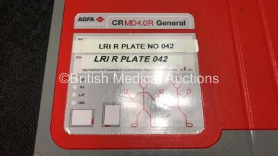 Job Lot Including 19 x AGFA CR MD4.0R 18 x 24 X-Ray Cassettes and 3 x AGFA CR MD4.0T 18 x 24 X-Ray Cassettes (Some with Damage to Casing) - 2