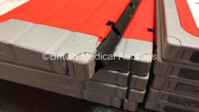 Job Lot Including 19 x AGFA CR MD4.0R 18 x 24 X-Ray Cassettes and 3 x AGFA CR MD4.0T 18 x 24 X-Ray Cassettes (Some with Damage to Casing) - 3