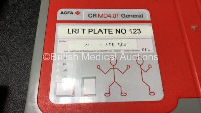 Job Lot Including 19 x AGFA CR MD4.0R 18 x 24 X-Ray Cassettes and 3 x AGFA CR MD4.0T 18 x 24 X-Ray Cassettes (Some with Damage to Casing) - 5