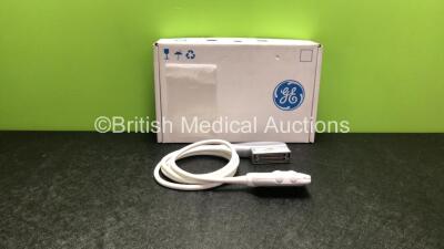 GE L12n-RS Ultrasound Transducer / Probe *Mfd - 03/2019* in Case (Untested, In Excellent Cosmetic Condition)