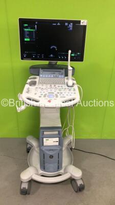 GE Voluson S8 BT16 Flat Screen Ultrasound Scanner *S/N VS8002316* **Mfd 11/2017** Software Version SPC310 (16.0.7.2620) with 2 x Transducers / Probes (RAB6-RS Ref H48691LP *Mfd 04/2020* and IC9-RS Ref H48691PJ *Mfd 11/2017*) and Sony UP-D898 Digital Graph