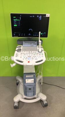 GE Voluson S8 BT16 Flat Screen Ultrasound Scanner *S/N VS8002316* **Mfd 11/2017** Software Version SPC310 (16.0.7.2620) with 2 x Transducers / Probes (RAB6-RS Ref H48691LP *Mfd 04/2020* and IC9-RS Ref H48691PJ *Mfd 11/2017*) and Sony UP-D898 Digital Graph - 2