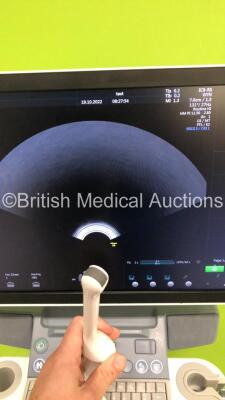 GE Voluson S8 BT16 Flat Screen Ultrasound Scanner *S/N VS8002316* **Mfd 11/2017** Software Version SPC310 (16.0.7.2620) with 2 x Transducers / Probes (RAB6-RS Ref H48691LP *Mfd 04/2020* and IC9-RS Ref H48691PJ *Mfd 11/2017*) and Sony UP-D898 Digital Graph - 9