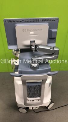 GE Voluson E8 BT16 Flat Screen Ultrasound Scanner *S/N E33797* **Mfd 06/2016** Software Version EC310 (16.0.2.2402) with 2 x Transducers / Probes (C4-8-D Ref 5336340 *Mfd 06/2016* and RAB6-D Ref H48681MG *Mfd 07/2016*) and Sony UP-D898MD Digital Graphic P - 24