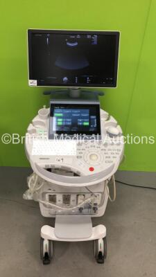 GE Voluson E8 BT16 Flat Screen Ultrasound Scanner *S/N E33717* **Mfd 06/2016** Software Version EC310 (16.0.2.2402) with 2 x Transducers / Probes (RAB6-D Ref H48681MG *Mfd 06/2016* and IC%-9-D Ref 5492351 *Mfd 11/2017*) and Sony UP-D898 Digital Graphic Pr - 2