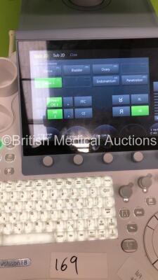 GE Voluson E8 BT16 Flat Screen Ultrasound Scanner *S/N E33717* **Mfd 06/2016** Software Version EC310 (16.0.2.2402) with 2 x Transducers / Probes (RAB6-D Ref H48681MG *Mfd 06/2016* and IC%-9-D Ref 5492351 *Mfd 11/2017*) and Sony UP-D898 Digital Graphic Pr - 5