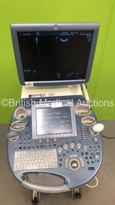 GE Voluson E8 Expert Flat Screen Ultrasound Scanner *S/N D05429* **Mfd 01/2009 ** Software Version 9.0.7.2646 with 4 x Transducers / Probes (IC5-9-D Ref 5194434 *Mfd 03/2009* / RAB2-5-D *Mfd 2007* / ML6-15-D Ref 5199103 *Mfd 04/2012* and AB2-7-D), Sony UP - 2